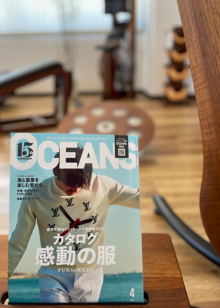 雑誌 Oceans にてご紹介頂きました Waterrower Japan 日本正規代理店